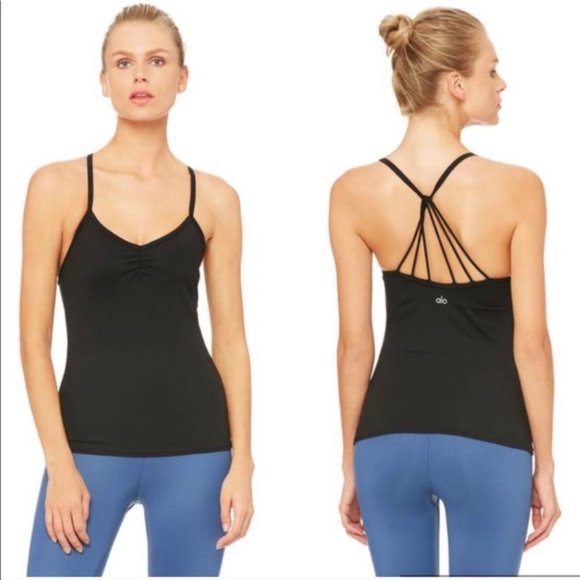 ALO Yoga Tops - Alo Sunny Strappy Bra Tank, Sz XS